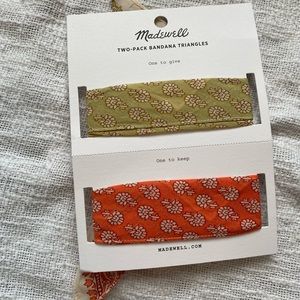 Madewell two-pack bandana triangles